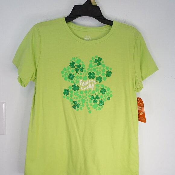 Girls "Feeling Lucky" St Patrick's Shirt - Picture 5 of 9